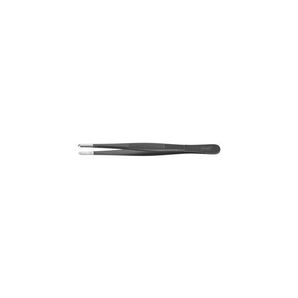 Tweezers- rounded tips 3 mm wide- 145 mm- form 40- Material: AMB